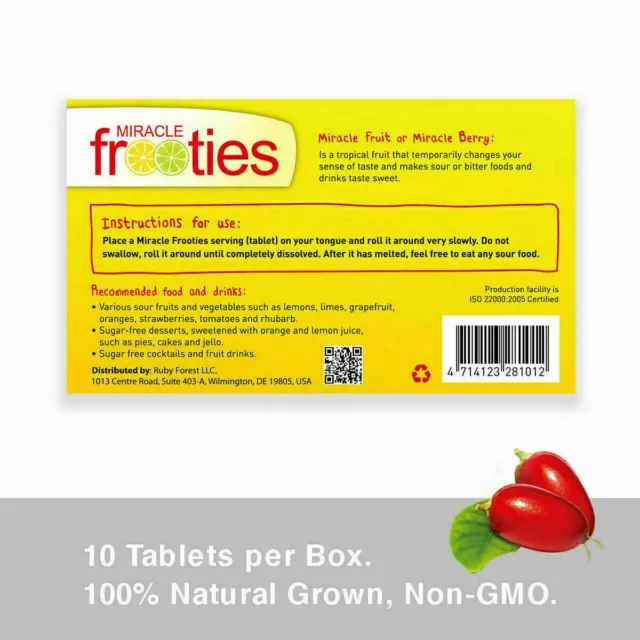 Miracle Frooties Berry Fruit Tablets Large XL - 2 Packs 3