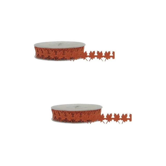 2 Rollen von 15 Yard Weihnachten Band Kreative Hängende Seil Dekor Garland
