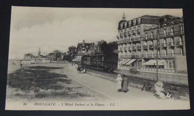 Cpa Carte Postale 1910 France Calvados 14 Houlgate Hotel Imbert Et La Digue