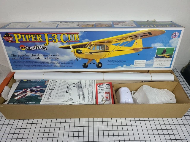 Nos Great Planes Piper J3 Cub R/C Airplane ~76 1/2"~ Wingspan **Untouched Kit** Nos Great Planes Piper J3 Cub R/C Airplane ~76 1/2"~ Wingspan **Untouched Kit**