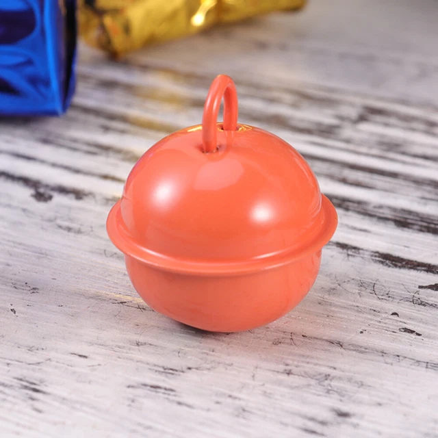 50 piezas Reloj artesanal adorno campana de Navidad Jingle trineo árbol Baubles