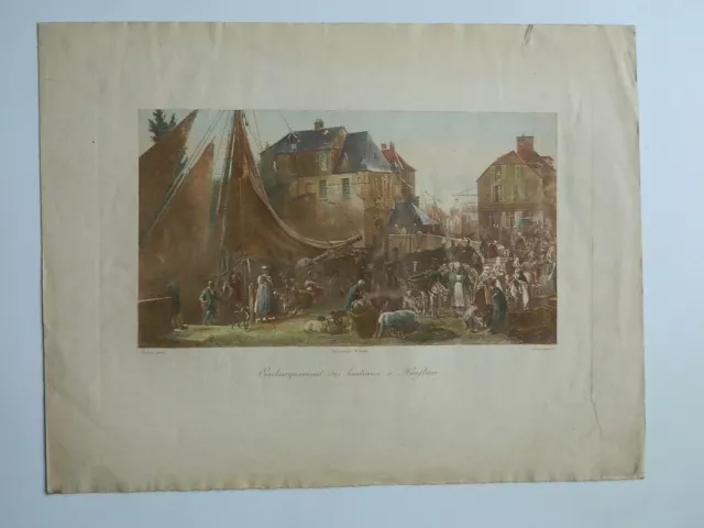 Auguste-Xavier Leprince Boarding Of New IN Honfleur (Port) 1823