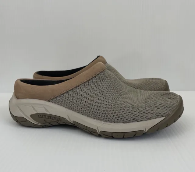 MERRELL ALUMINUM ENCORE Breeze 4 Clog Slip On Shoes Comfort Shoe Tan ...