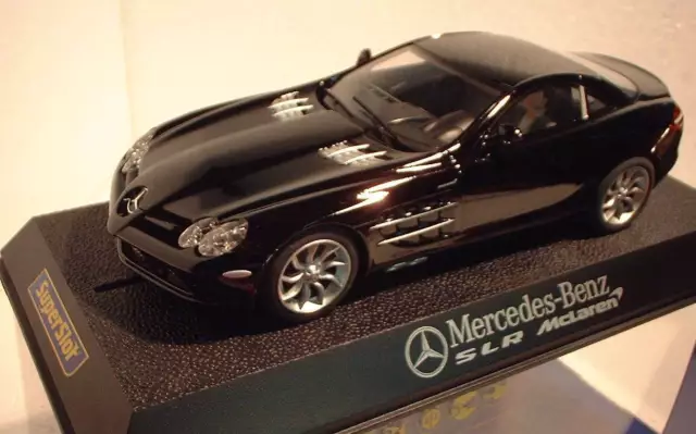 QQ H2753 Superslot Mercedes Benz SLR Mc Laren Black Road Car - Scalextric UK