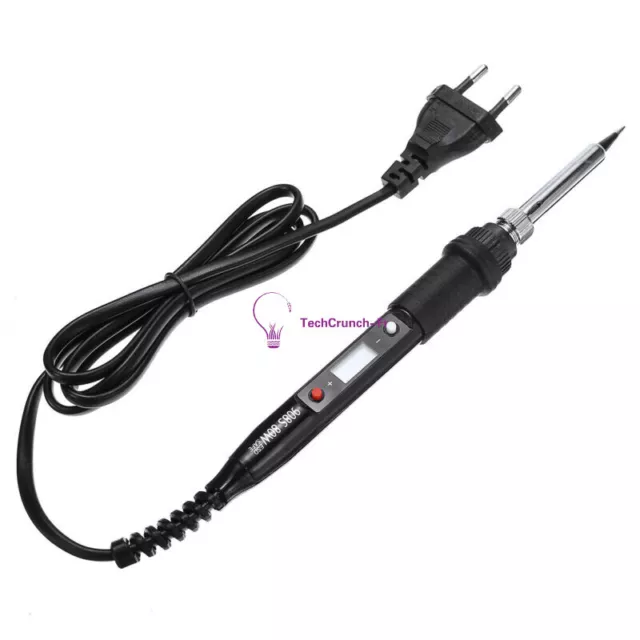 80W Digital LCD Display Adjustable Temperature Electric Soldering Welding Iron F