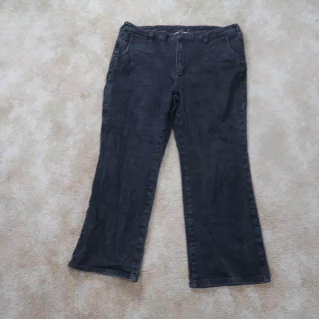 NWOT Womens 18 X 33 Duluth Trading Company Fleece Lined Denim Blue Jeans