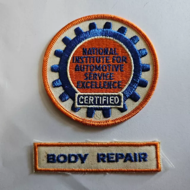 Vintage National Institute for Automotive Service Excellence Certified Patch