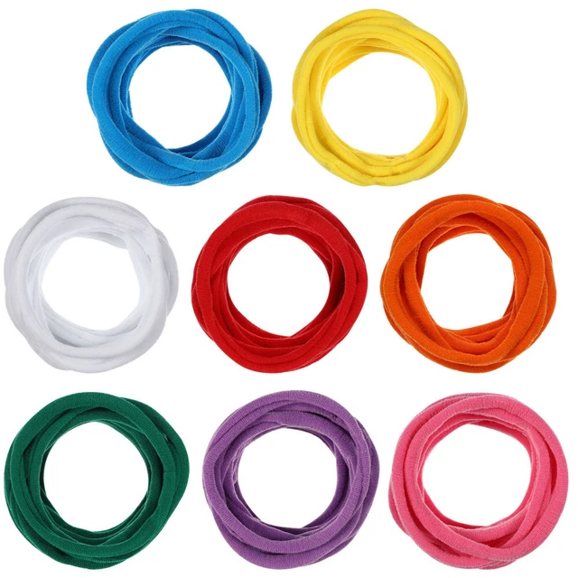 288pcs Elastic Weaving Loom Kollidreher -Webbänder Buntes Kinderwebhandwer