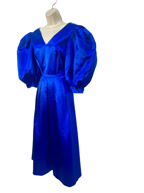 Vera Mont Blue Evening Dress Size 10