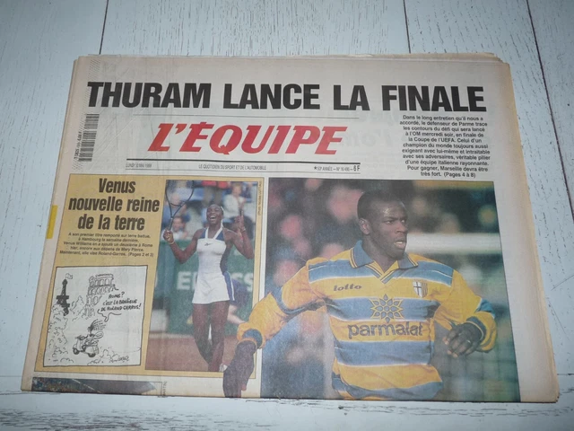 France Football N°2770 BIS – Finale Coupe UEFA 1999 Parme-OM à Moscou + Sedan – Superbe Collector