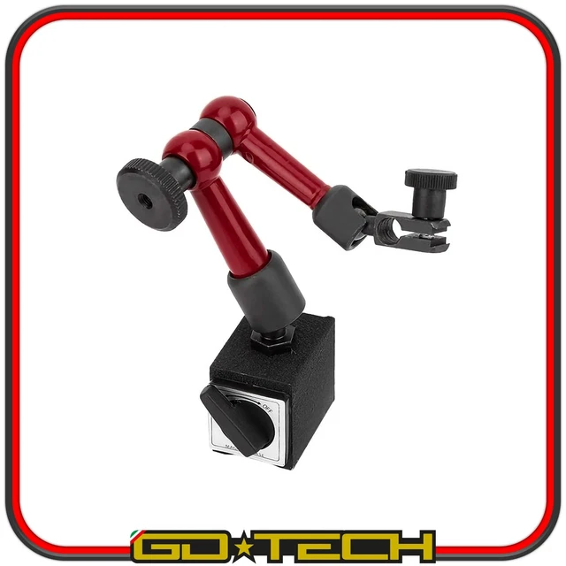 Supporto Magnetico Portacomparatore Con Regolazione Micrometrica - Per Tornio E Lavorazioni Meccaniche