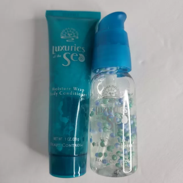 3 pc BeautiControl Luxuries Of The Sea Instant Comfort Gel w/TRAVEL SET see pics