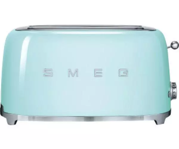 Smeg TSF02 TSF02PGEU - Tostapane 4 fette, 1.500 Watt, Acciaio