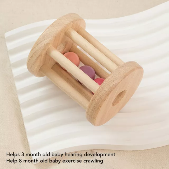 5 Pièces Bébé Hochet En Bois Ensemble De Jouets Poignée Hochet Jouets En