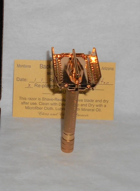 Gillette 1937 Sheraton TTO Refurbished Replated 24 Gold W Case X–37 21