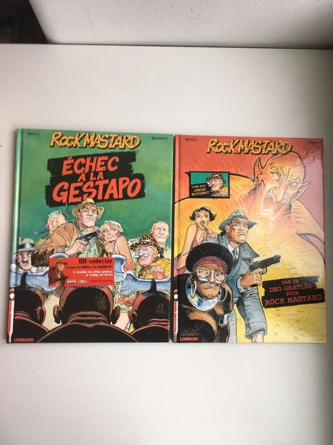 Rock Mastard - Boucq & Belkrouf - 2 Tomes+ Ex Libris Eo Tbe - Bd Lombard 2004/06