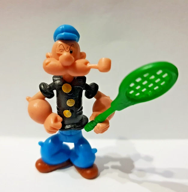 U-Ei Componibili Kinder Steckiguren Popeye - Braccio Di Ferro Racchetta Verde
