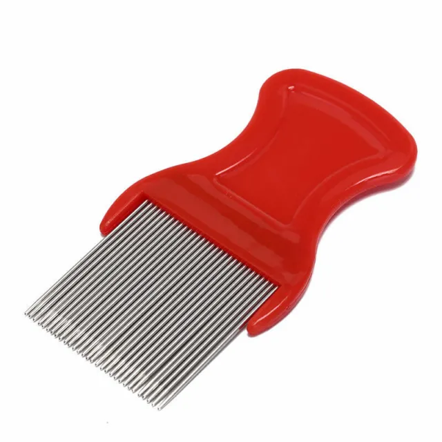 Best Value- Head Lice Nit Comb Steel Peine Lendrera Para Piojos Y Liendres 1 Pcs