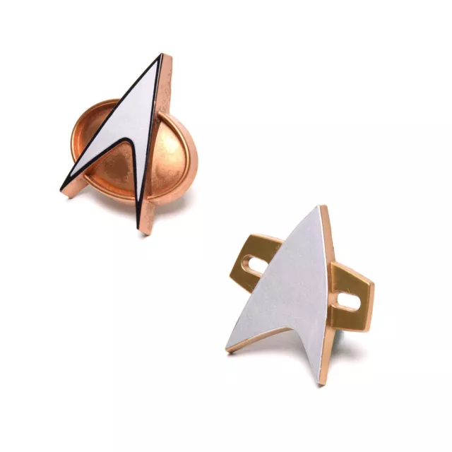 Star Trek Cosplay Starfleet Captain Badge Combadge Accessory Halloween