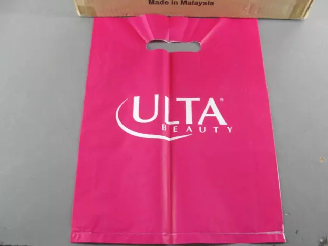 Ulta Beauty 🛍️ Pink Plastic Holiday Shopping Gift Handle Bag Case Lot 1000 New