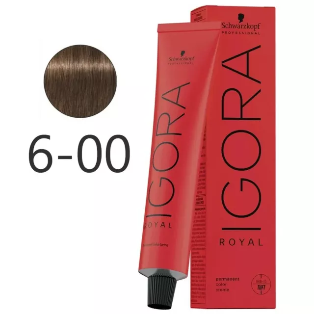 Schwarzkopf Professional Igora Royal Permanent Hair Dye 6-00 Dark Blonde Extra
