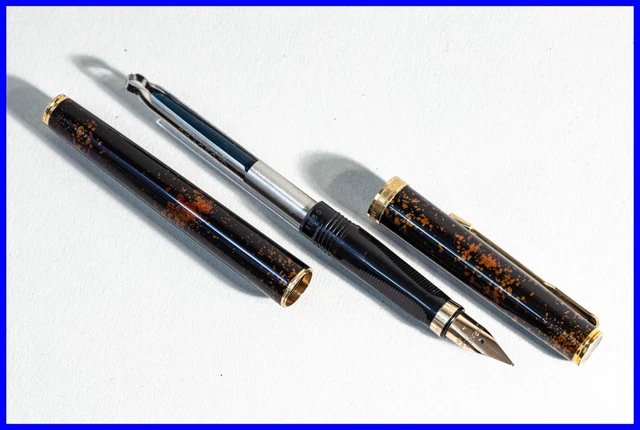 Stylo à Plume Parker 180 - Or 18 Carats Plaqué, Laque De Chine - Occasion Rare