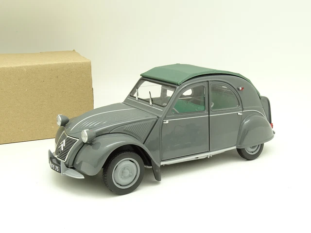 Norev 1:43 Citroën 2cv Azl 1957 Con Baúl. Sin Caja Gris Oscuro
