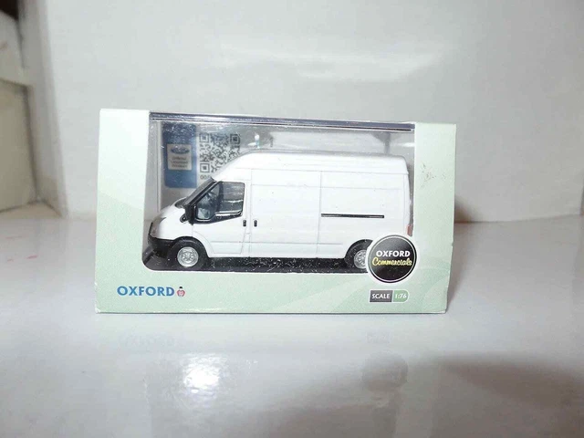 Figurine Oxford 1:76 Ford Transit Van LWB Blanche – Modèle Réduit Collection