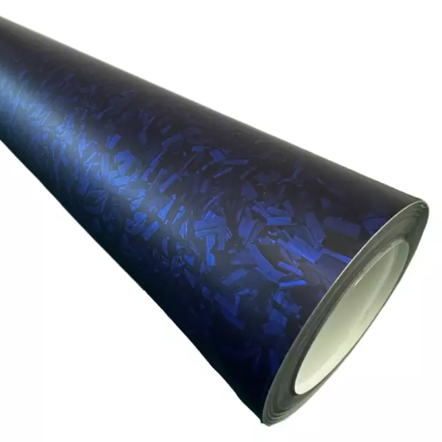 Premium HD Forged Carbon Car Vinyl Wrap Air Release Film Black Red Grey Blue