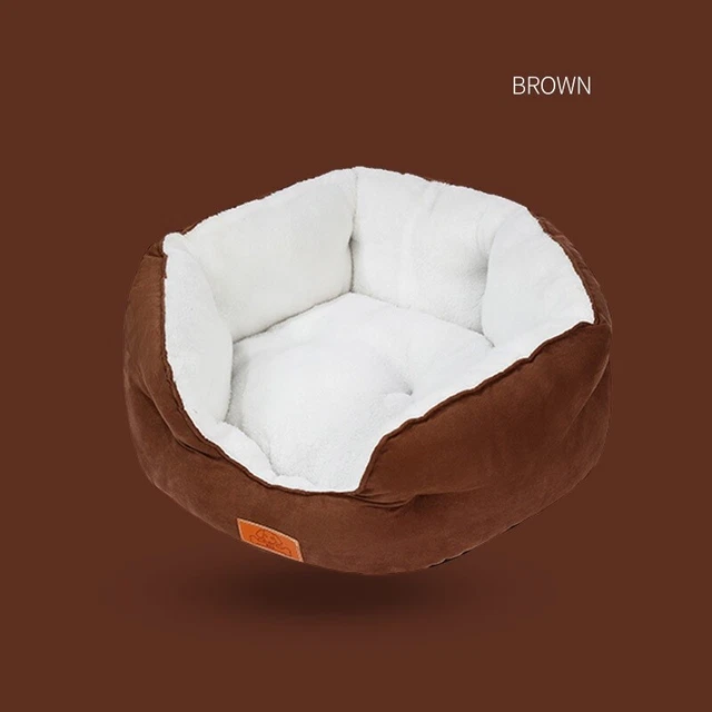 Dog Bed Cat Beds Soft Washable Fleece Puppy Cushion Warm Pet Basket Dog Bed
