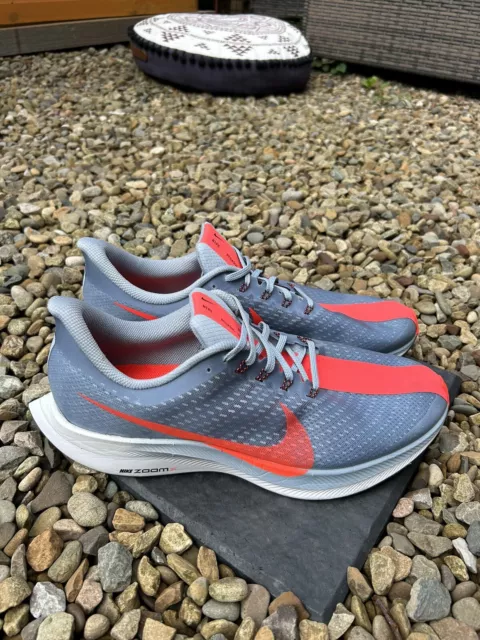NIKE ZOOM PEGASUS 35 Turbo Obsidian Mist Grey UK 13 AJ4114 402
