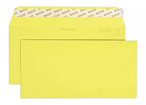 Elco 18833.72 Colour Box with Lid and 250 Envelopes/Envelopes Peel and Seal C5/6