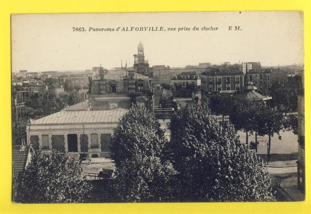 cpa Vue RARE 94 - Panorama d' ALFORTVILLE (Val de Marne) Vue prise du CLOCHER