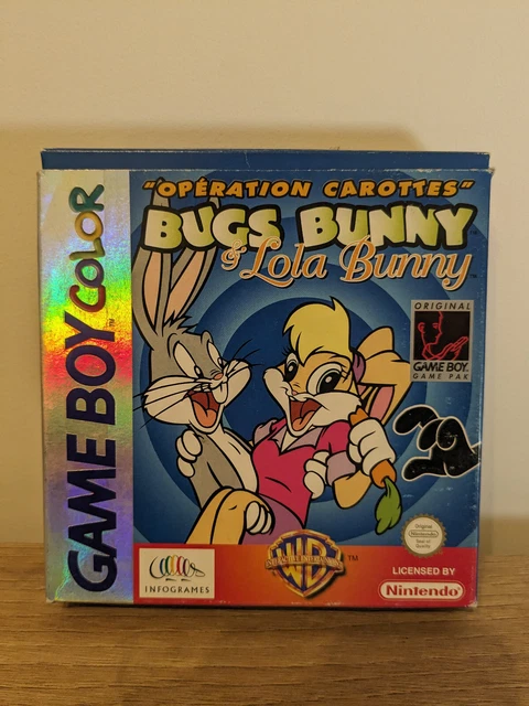 GBA GAMEBOY COLOR Bugs Bunny Lola Bunny : Opération Carottes EUR 20,00 ...