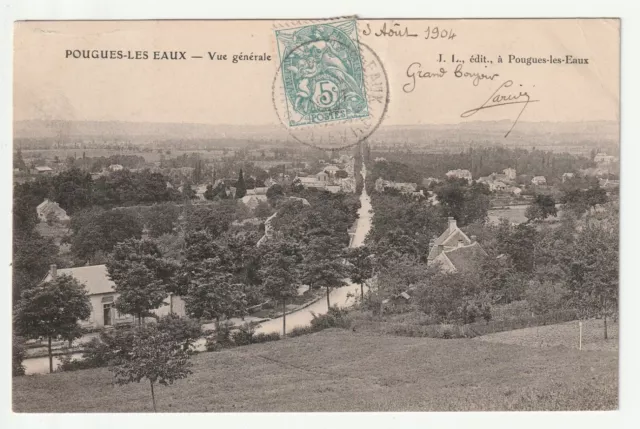 POUGUES LES EAUX - Nievre - CPA 58 - general view