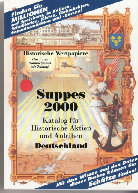 Suppes 2000 Bewertungskatalog Katalog Historische Wertpapiere alte Aktien