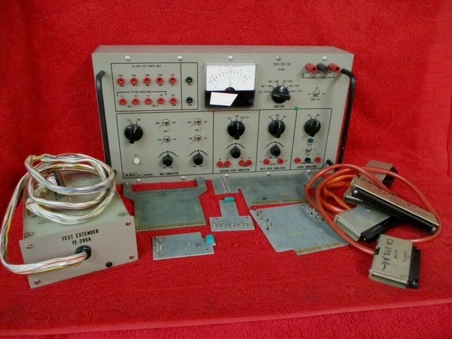 Arc H-42A Cessna 200/300 Autopilot Test Set W/Cables, Extender Cards, Manuals