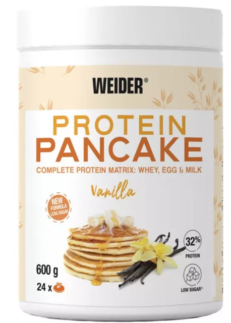 Weider Protein-Pfannkuchen-Mischung mit Vanillegeschmack, 600 g