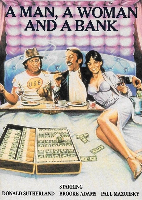 A Man A Woman And A Bank 1979 A MAN,A WOMAN AND A BANK (1979) Donald Sutherland-DVD, Public Domain