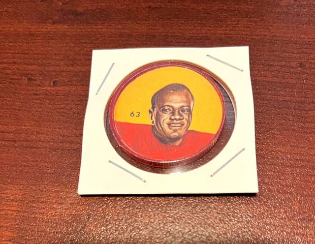 1963 Nalley's Hunters CFL Coin #63 Don Clark Montreal Alouettes Humpty back