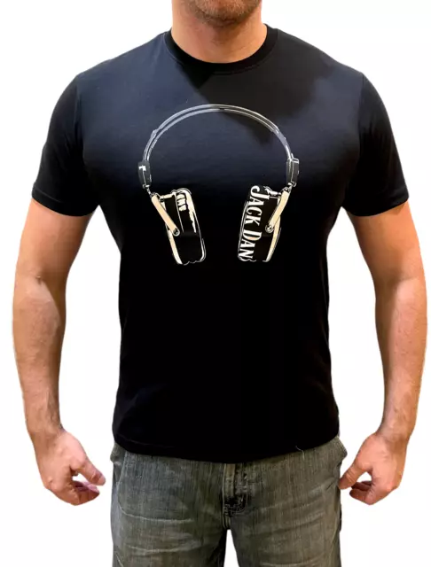 Official Jack Daniels Music Festival T-shirt  With Cartouche Logo On Back