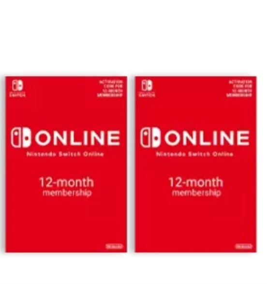 Nintendo 24 Month Membership Cards
