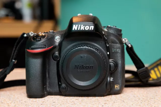 Nikon D610 24.3 MP Digital Camera Body Only - 99k Shutter Count Great Condition
