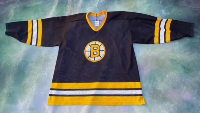 CCM, Shirts & Tops, Vintage 99s Boston Bruins Joe Thornton 19 Ccm Nhl  Youth White Jersey Lxl