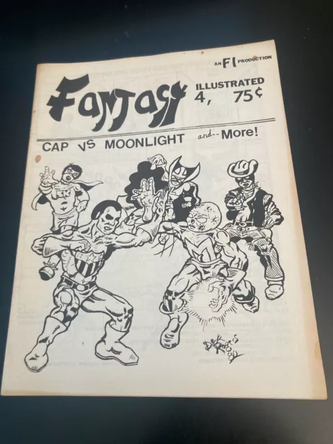 Obscure 1980 Fanzine! FANTASY ILLUSTRATED #4, Stories/Art—Earlier Comics Fandom!