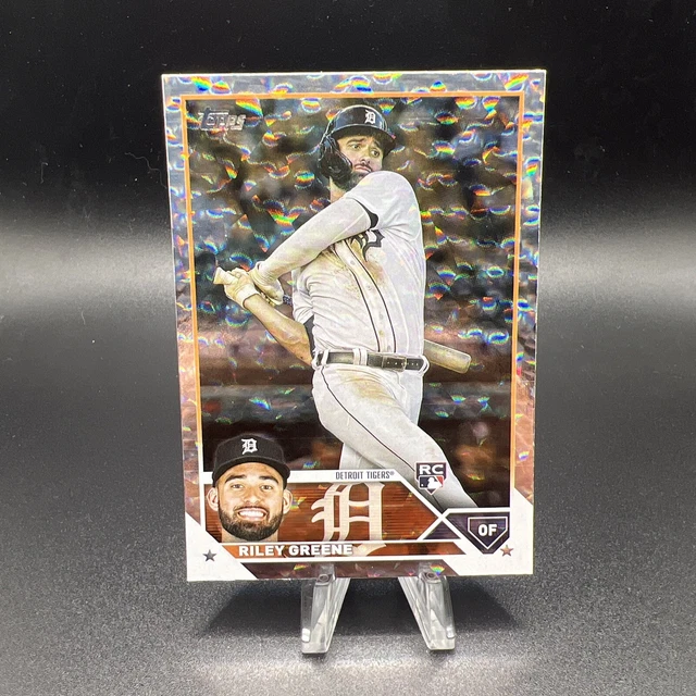 2023 Topps Series 1 RILEY GREENE Collectors Super Box Silver Foil Board RC #31