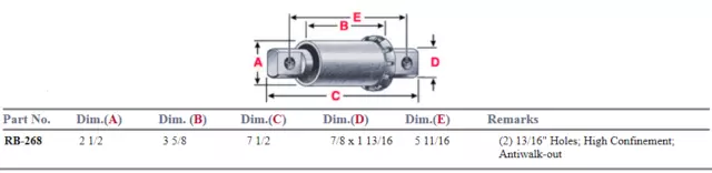 55-1237 Oem Ihc International Pass Drive Tandem Spring Prostar 3544145C98 C98 3