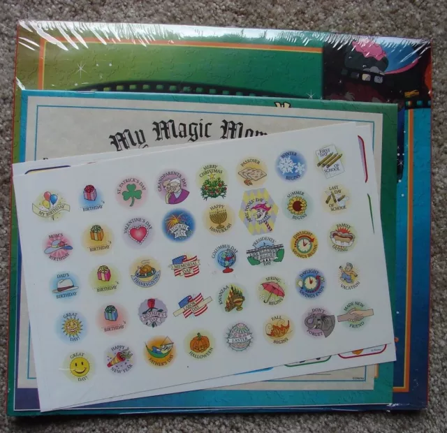 DISNEY'S MAGIC MOMENTS 1998 Calendar with Activity Booklet Stickers