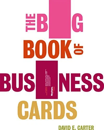 THE BIG BOOK OF BUSINESS CARDS By David E. Carter - Hardcover **BRAND NEW**