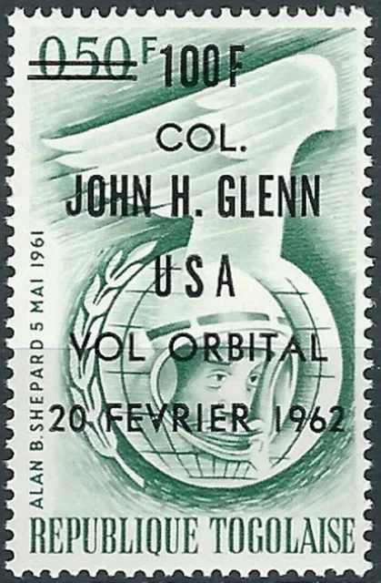 Togo - Raumflug von John Glenn postfrisch 1962 Mi. 339 A